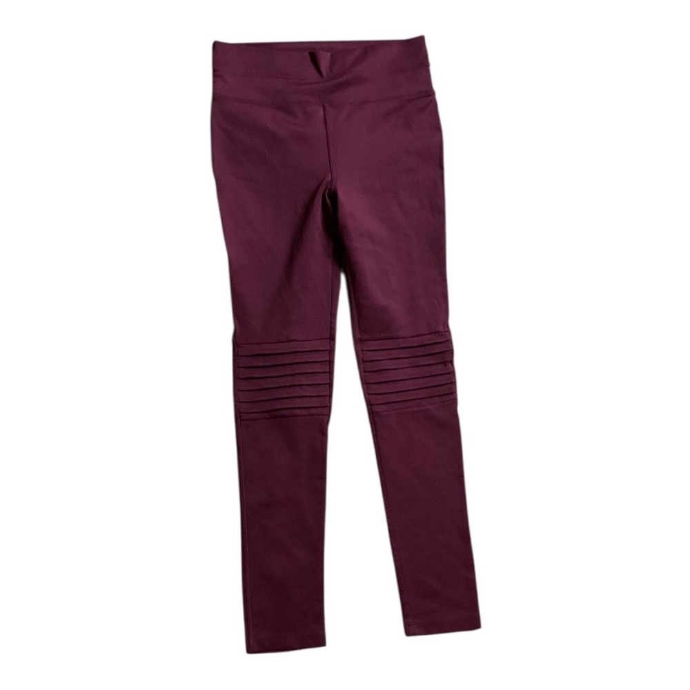 Free People Movement “city slicker” Moto Purple Leggings M - Picture 3 of 5
